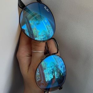 Blue lens Ray-Bans rare